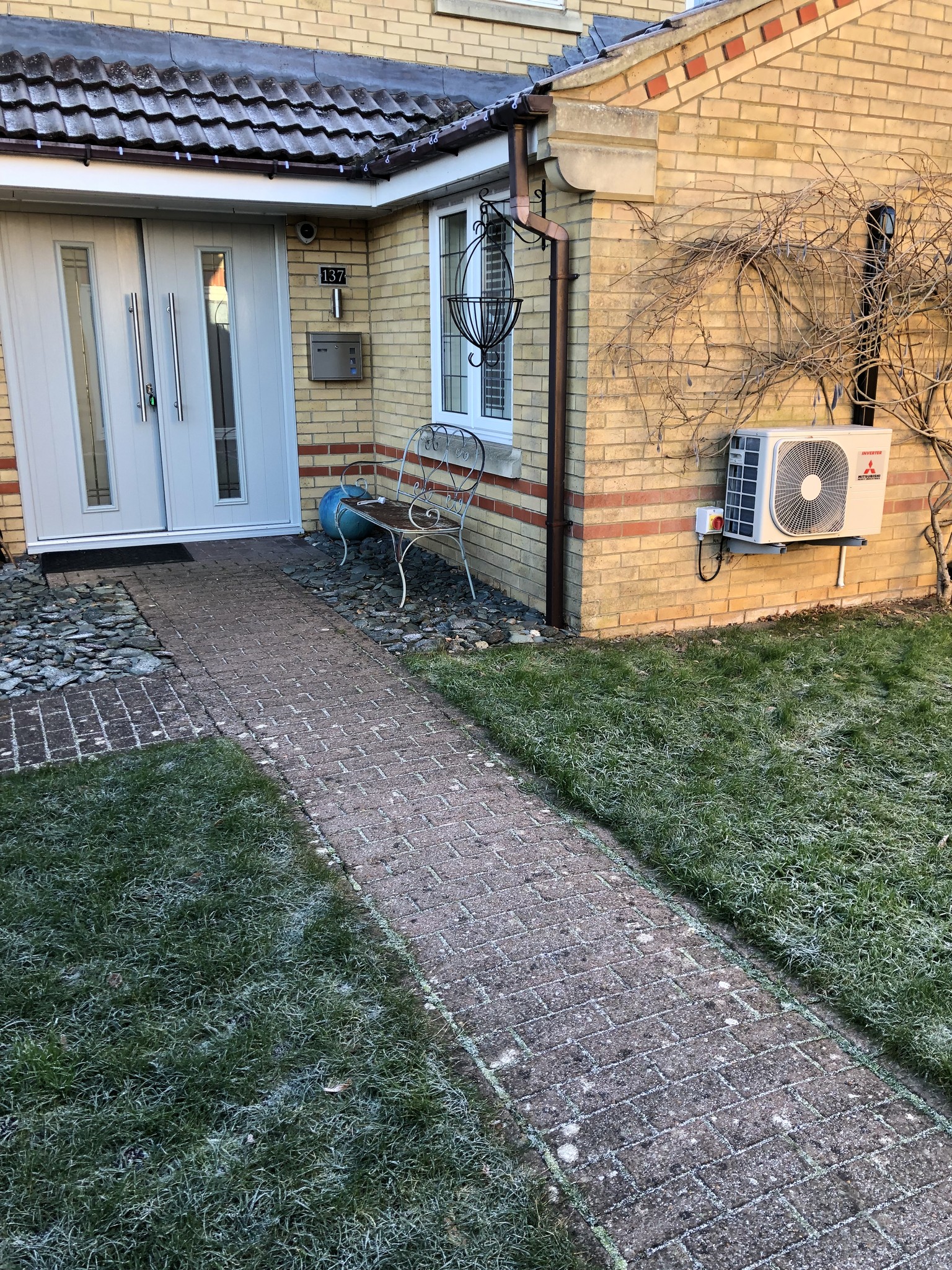 Outdoor unit  front door
